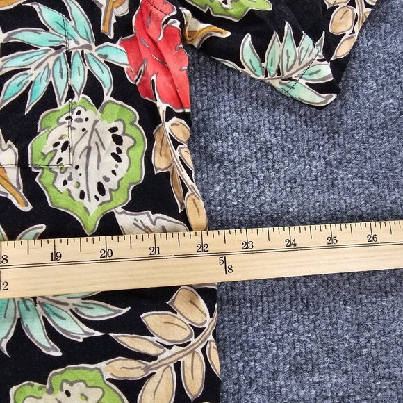 Batek Bay Hawaiian Shirt Mens Large Floral Button Up Beach Casual 100% Rayon - Picture 4 of 8